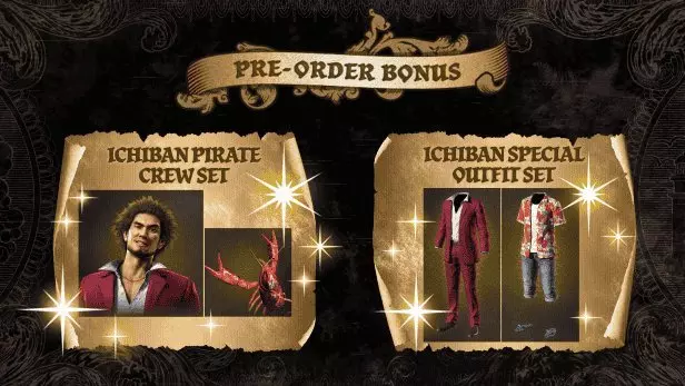 Comme un dragon: Pirate Yakuza dans le bonus de précommande d'Hawaï
