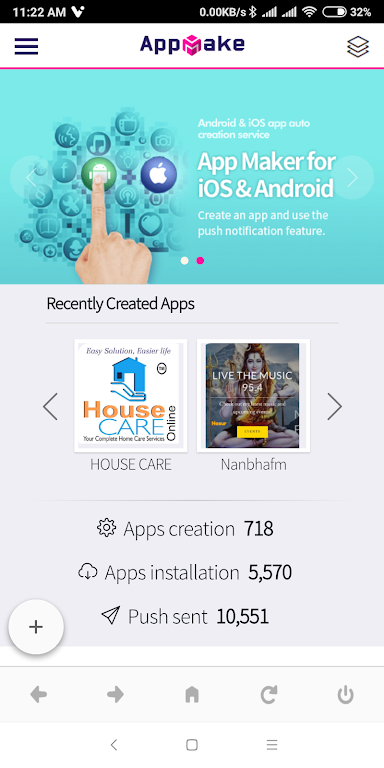 AppMake - Hybrid app maker Schermafbeelding 2