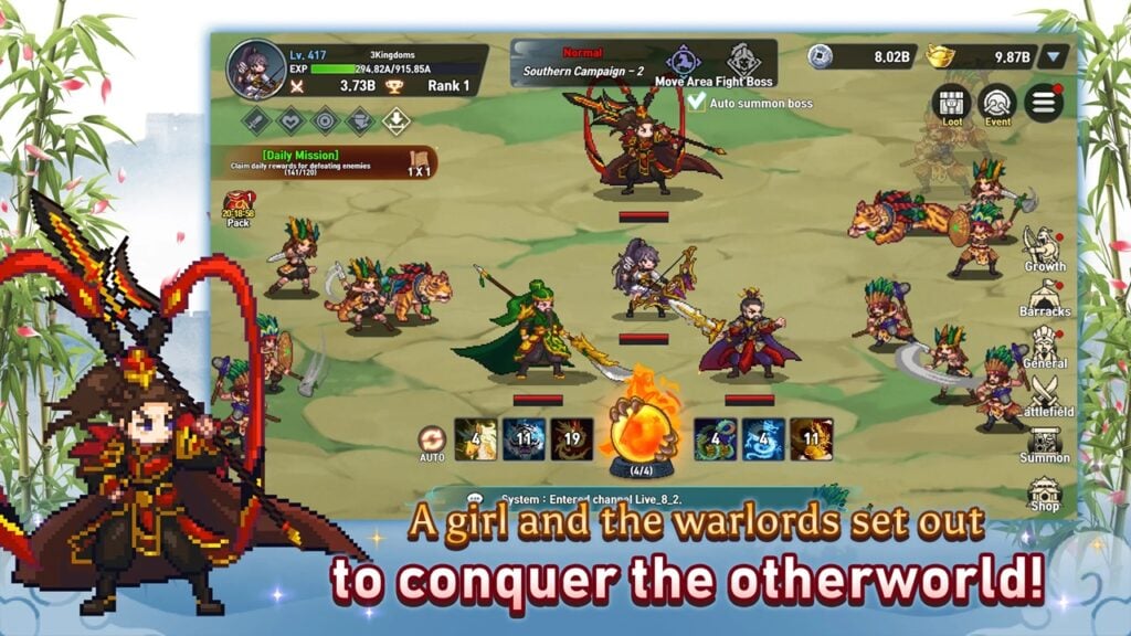 Android Mobile Game "Detworld Three Kingdoms 