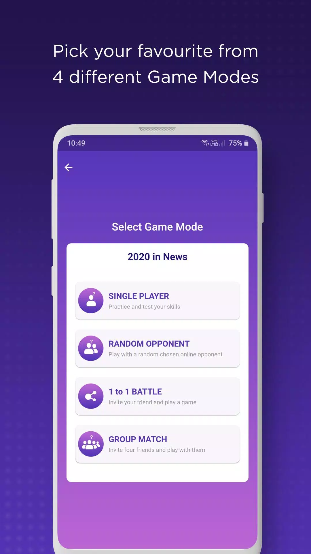 QuizPot: Group GK Quiz Trivia应用截图第3张