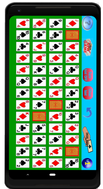 Differerent Solitaire game स्क्रीनशॉट 1