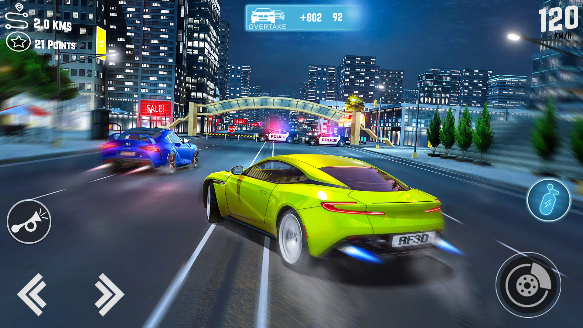 Real Highway Car Racing Game Tangkapan skrin 3