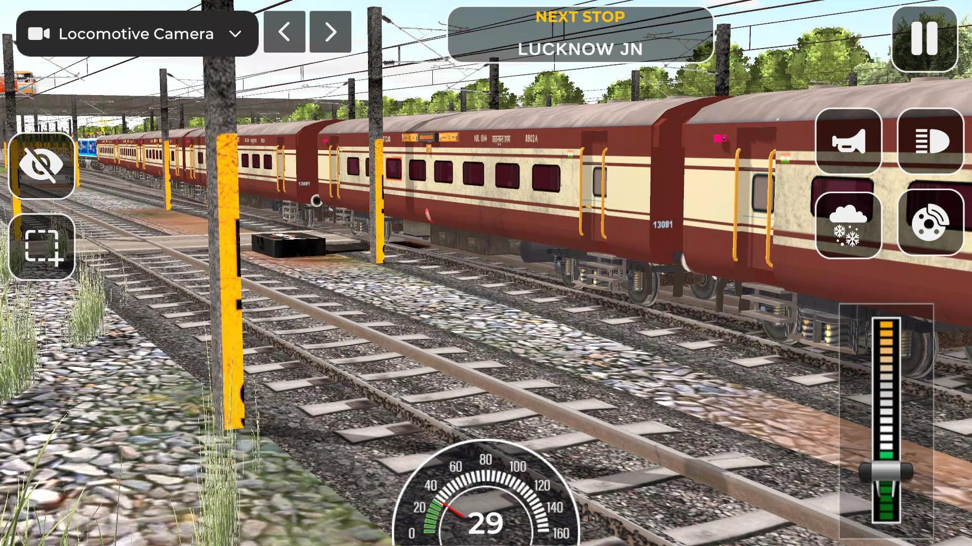 Indian Railway Train Simulator Ekran Görüntüsü 4