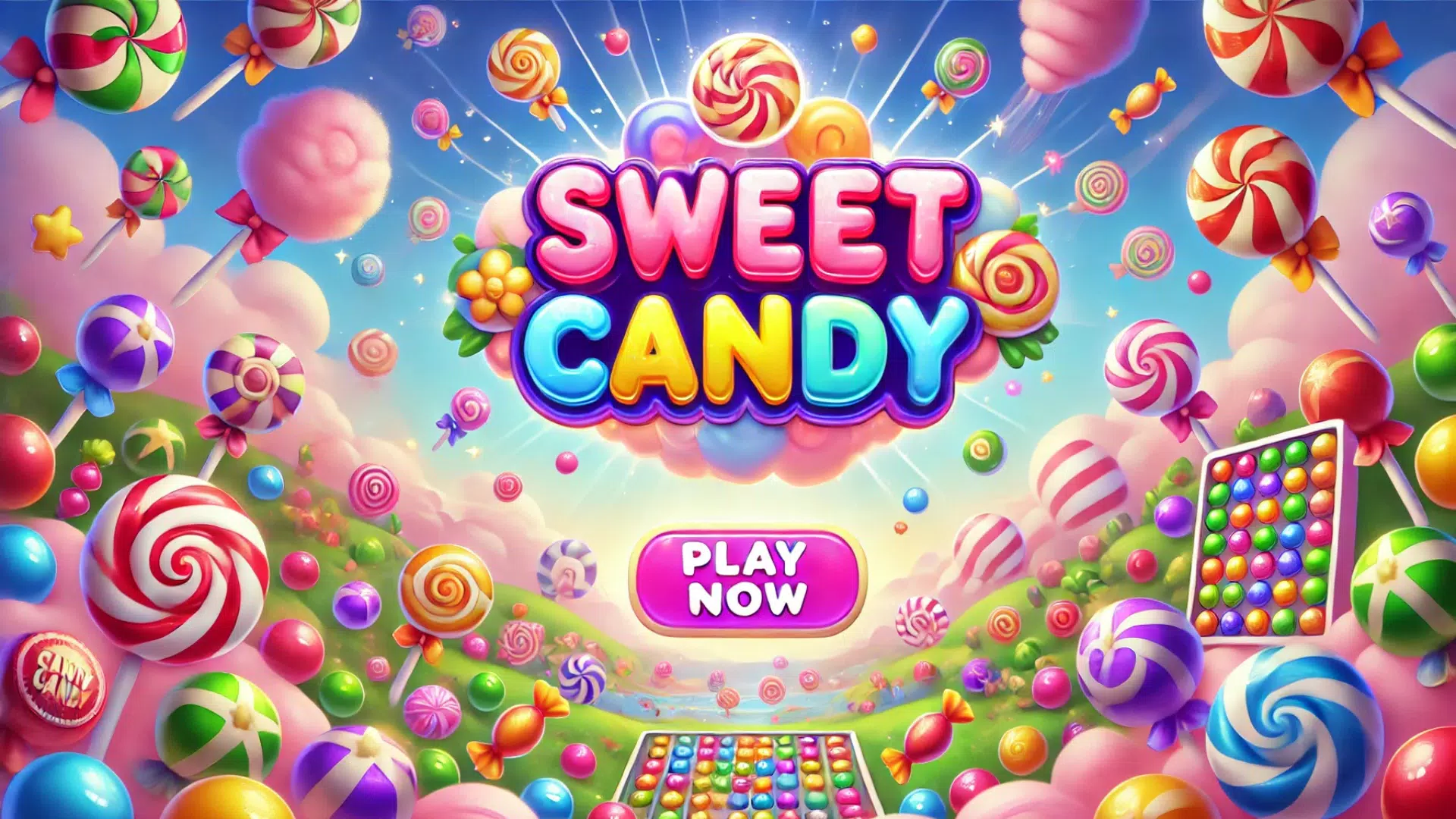 Sweet Candy - Match 3 Puzzle Schermafbeelding 1