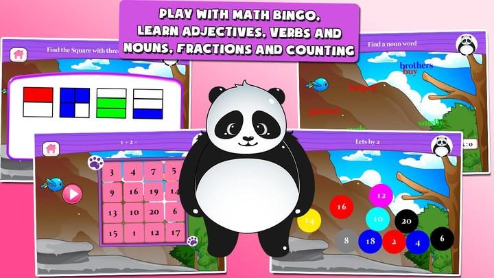 Panda 1st-Grade Learning Games Zrzut ekranu 2