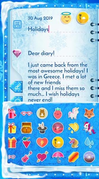 Winter Princess Diary Screenshot 4