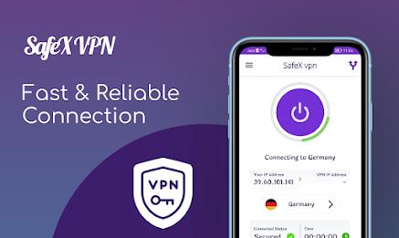 SafeX VPN - Fast VPN Proxy स्क्रीनशॉट 1