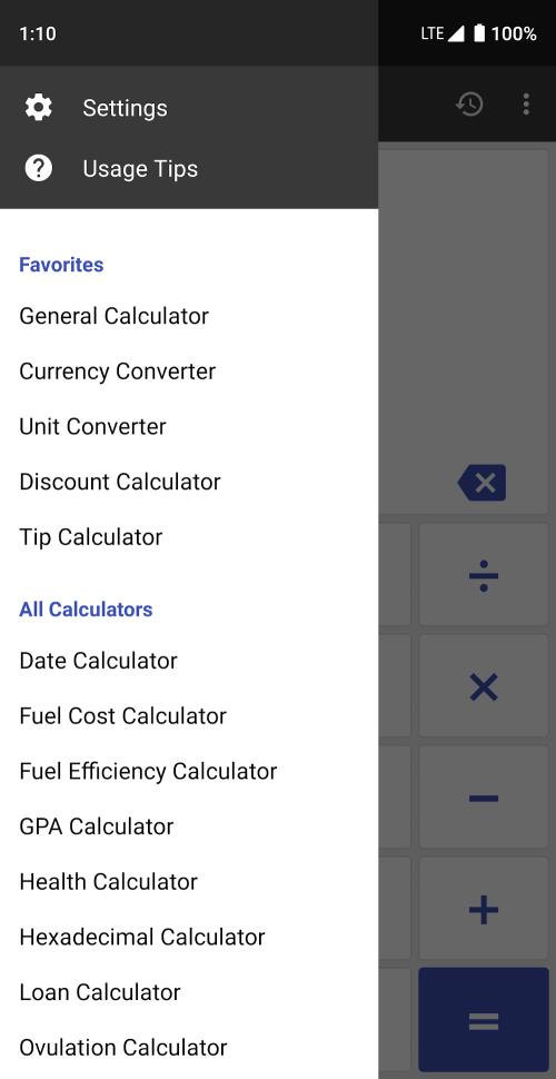 万能電卓：多機能計算機 スクリーンショット 1