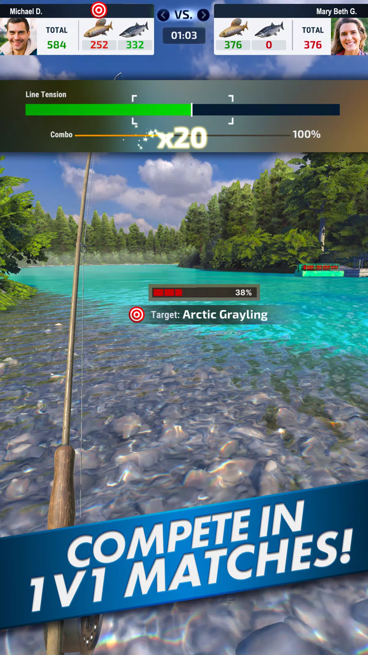 Ultimate Fishing! Fish Game ဖန်သားပြင်ဓာတ်ပုံ 2