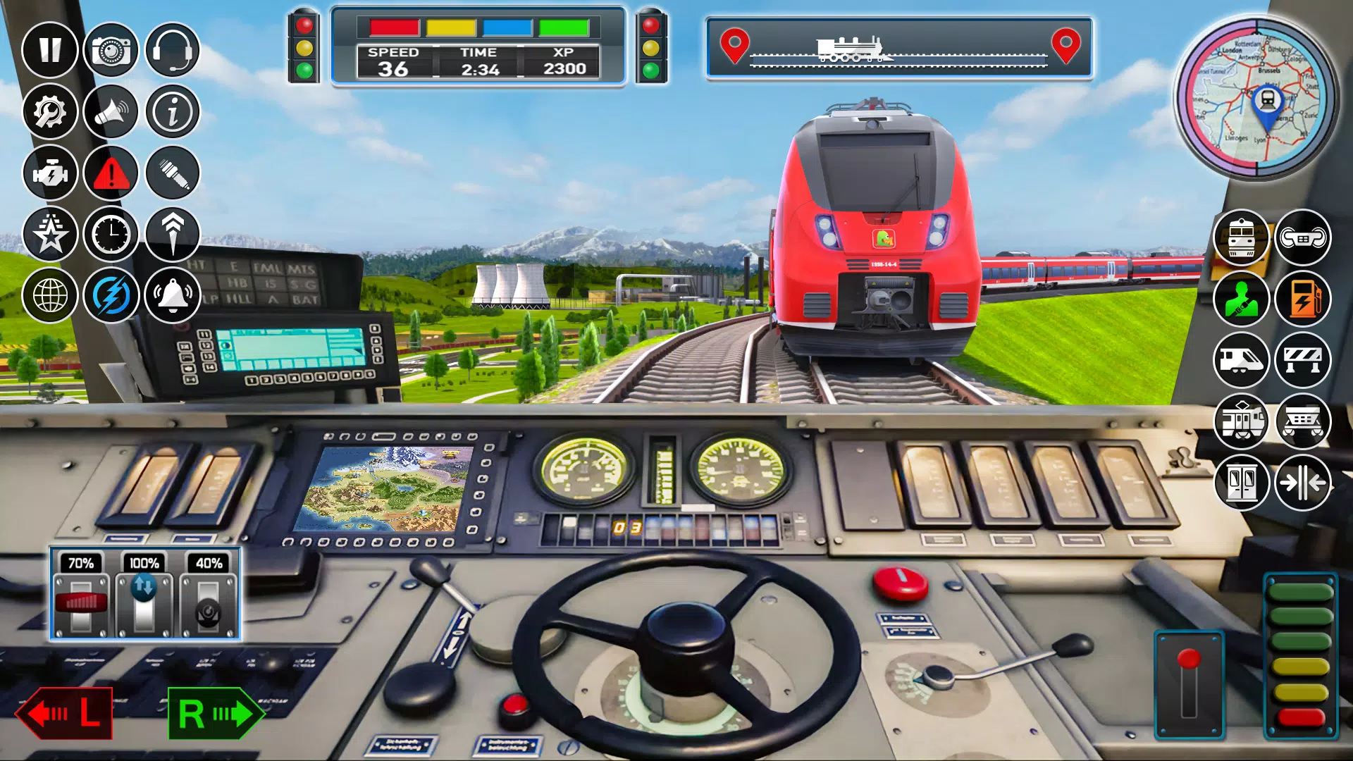 jeu de train de ville jeux 3D Capture d'écran 1