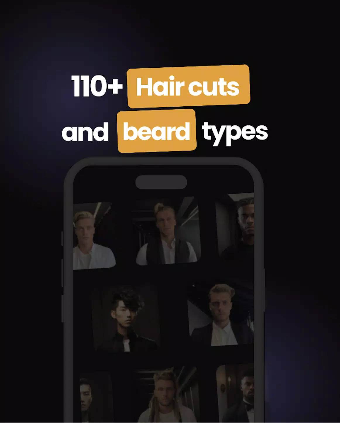 Men's Hair Cuts & Hairstyles スクリーンショット 1