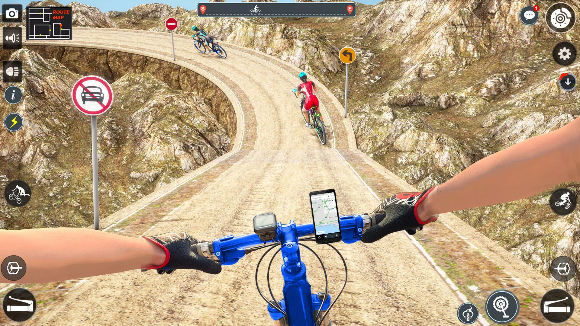 BMX Cycle Stunt Game 3D Captura de pantalla 1