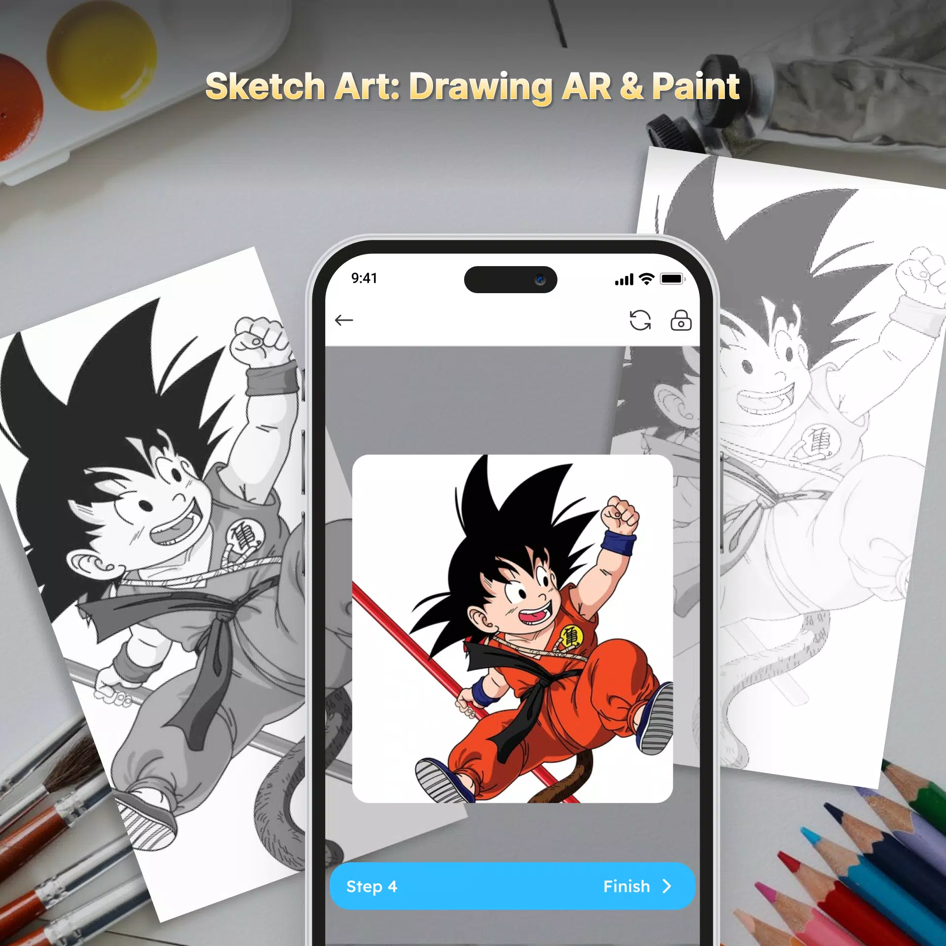 Sketch Art: Drawing AR & Paint Screenshot 1