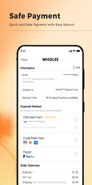 Wholee - Online Shopping App Screenshot 3