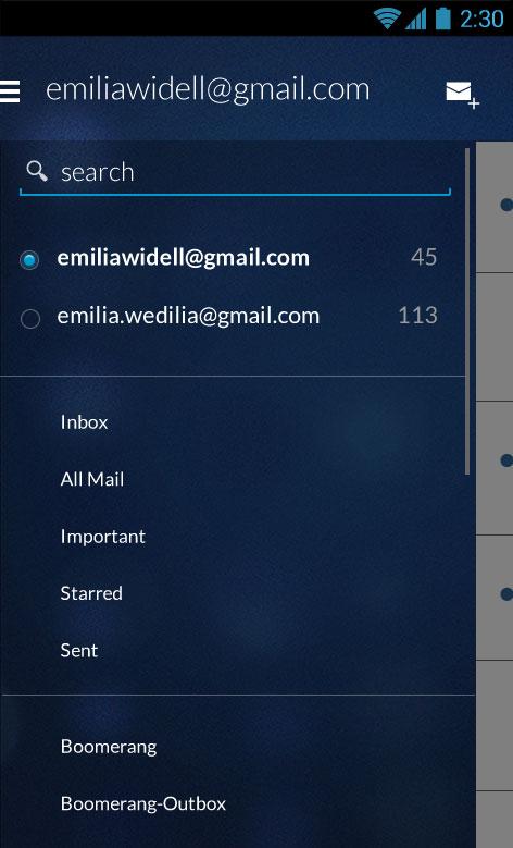 Email App for Gmail & Exchange Screenshot 1