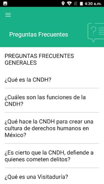 CNDH Informa Скриншот 3