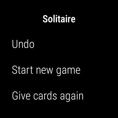 Schermata Solitaire Wearable 4