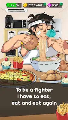 Food Fighter Clicker Games Скриншот 1