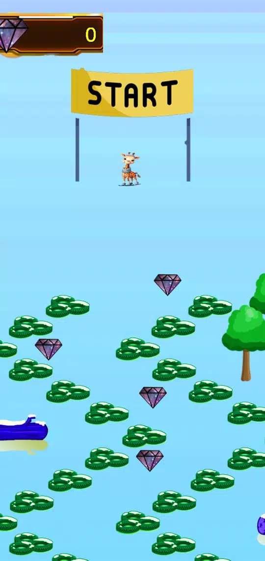 Snowy Giraffe Adventure Screenshot 3