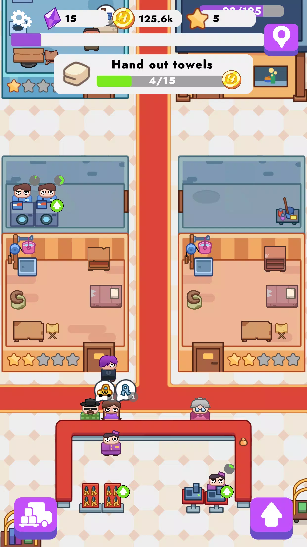 Royal Hotel: idle game应用截图第4张
