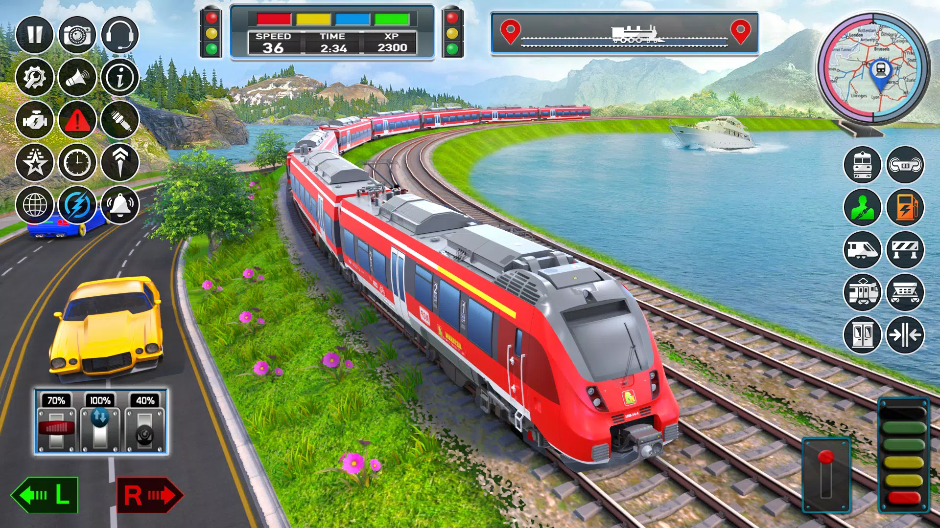 jeu de train de ville jeux 3D Capture d'écran 3