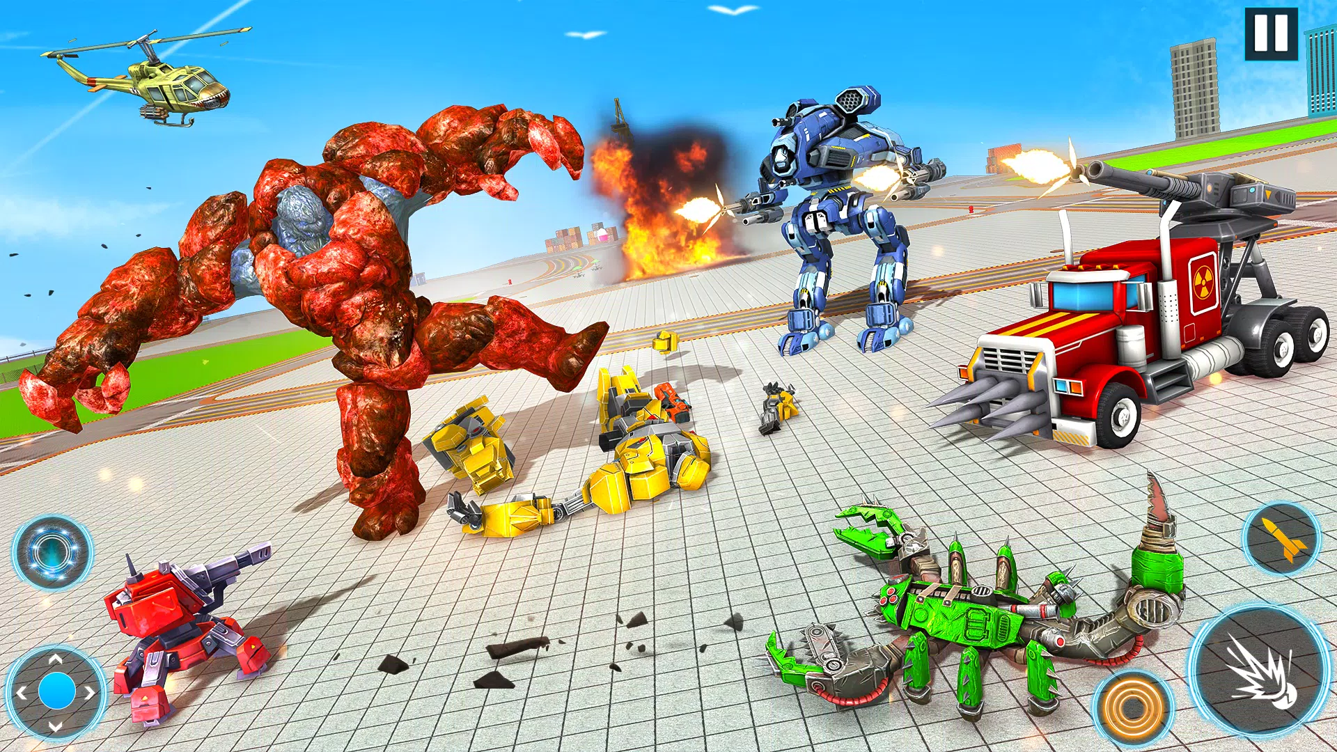 Snake Robot Game - Stone Robot Captura de tela 3