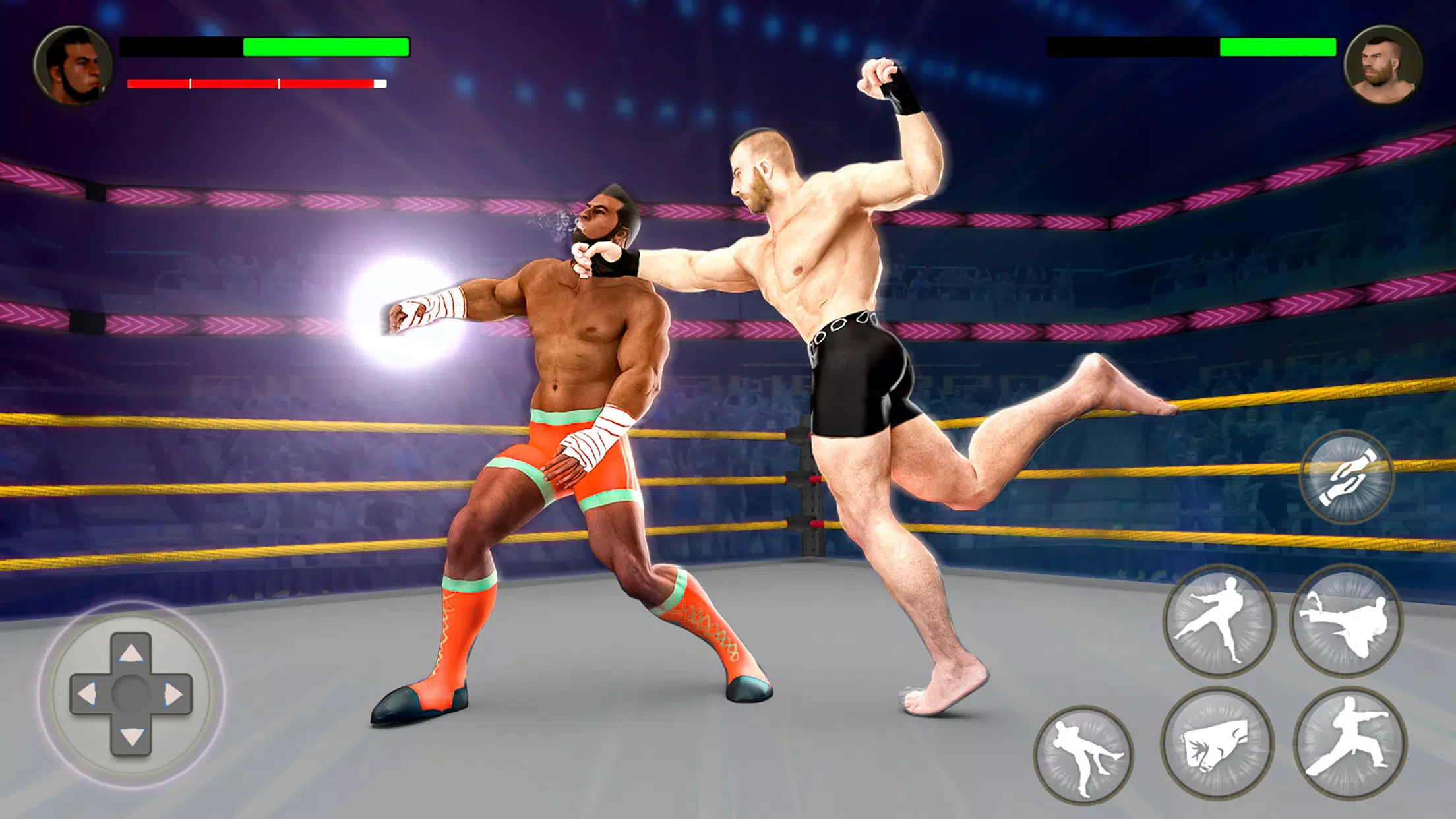 PRO Wrestling Fighting Game Скриншот 2