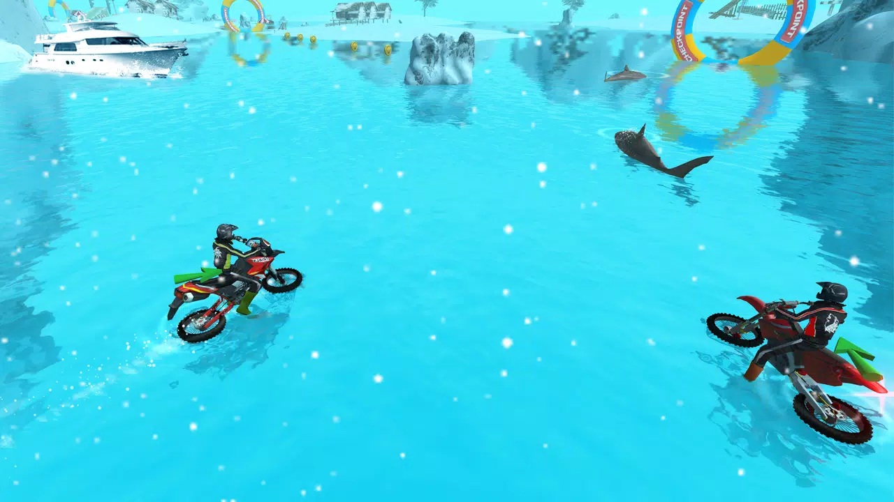 Schermata Bike Racing : Water Bike Games 3