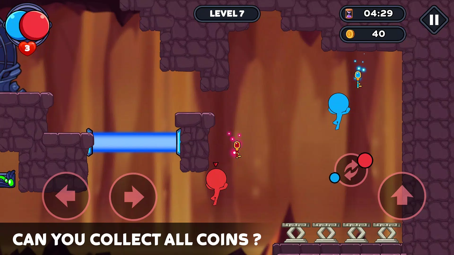 Stick World: Red Blue Journey Screenshot 1