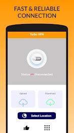 Turbo VPN - Fast Secure VPN 스크린샷 1