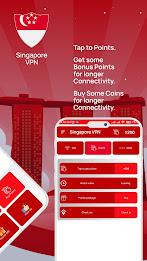 Singapore VPN Get Singapore IP स्क्रीनशॉट 2