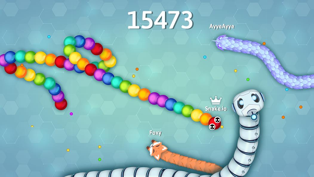 Snake.io - Fun Snake .io Games Mod Ekran Görüntüsü 2