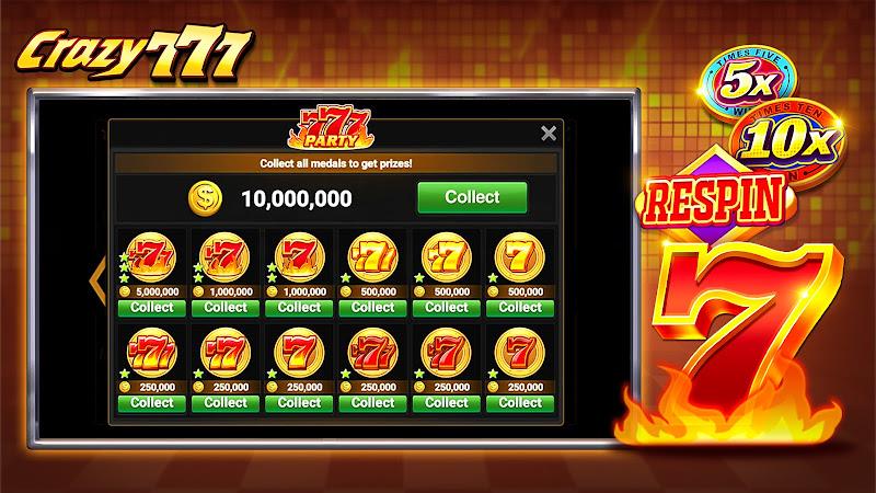 Crazy 777 Slot-TaDa Games Zrzut ekranu 3