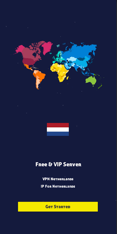 VPN NetherLands - IP for NL Ekran Görüntüsü 1