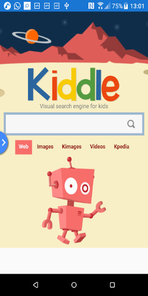 Kiddle App Captura de tela 1