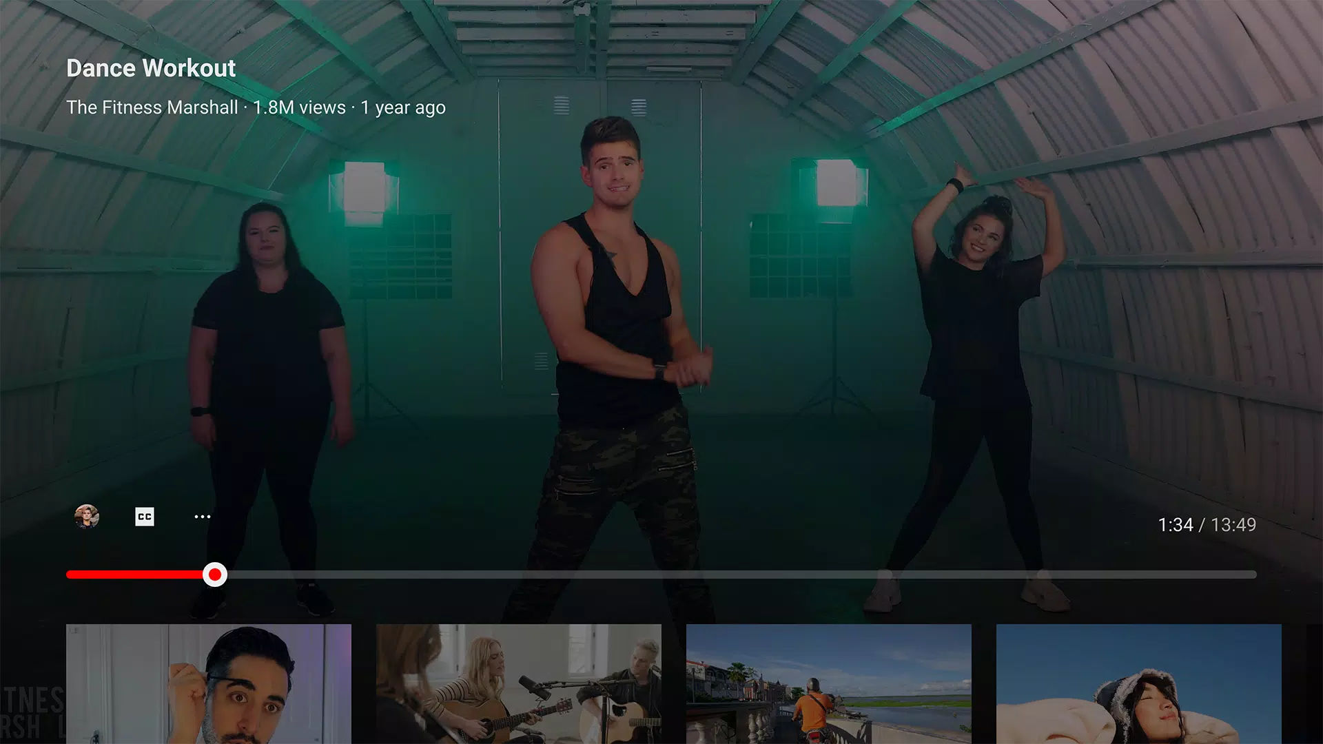 YouTube for Android TV Screenshot 4