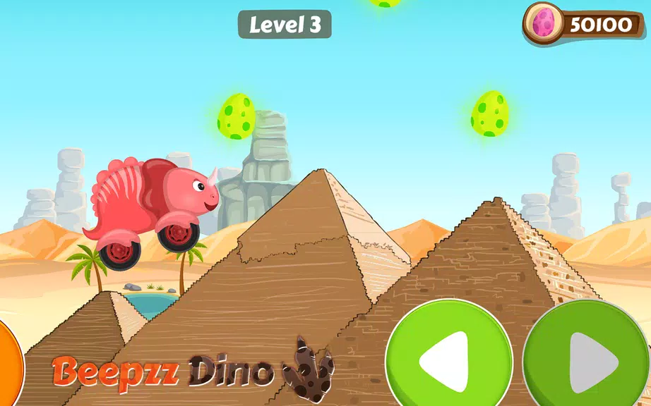 Car games for kids - Dino game Captura de tela 2