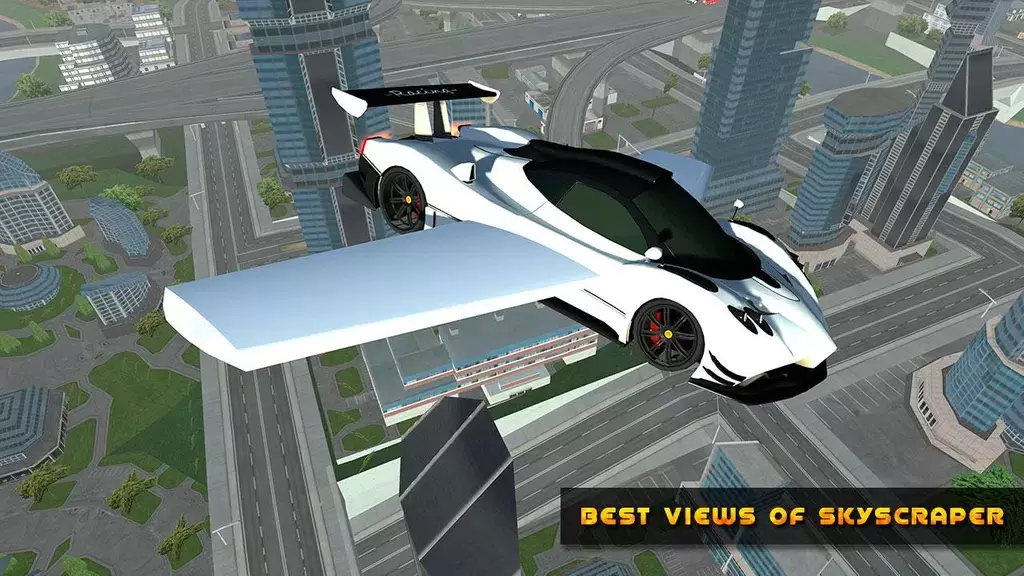 Flying Car Game driving Schermafbeelding 3