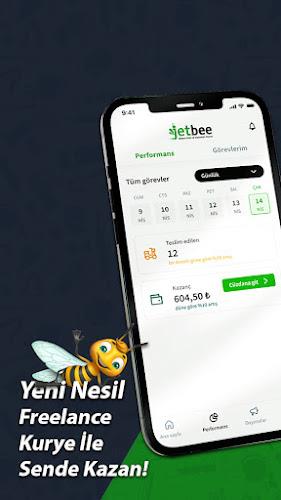 Jetbee -  Kurye Uygulaması Captura de pantalla 1