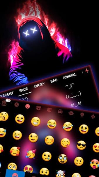 Neon Fire Maskman Themes স্ক্রিনশট 3