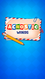 Acrostic Words: Crossword Game Capture d'écran 2