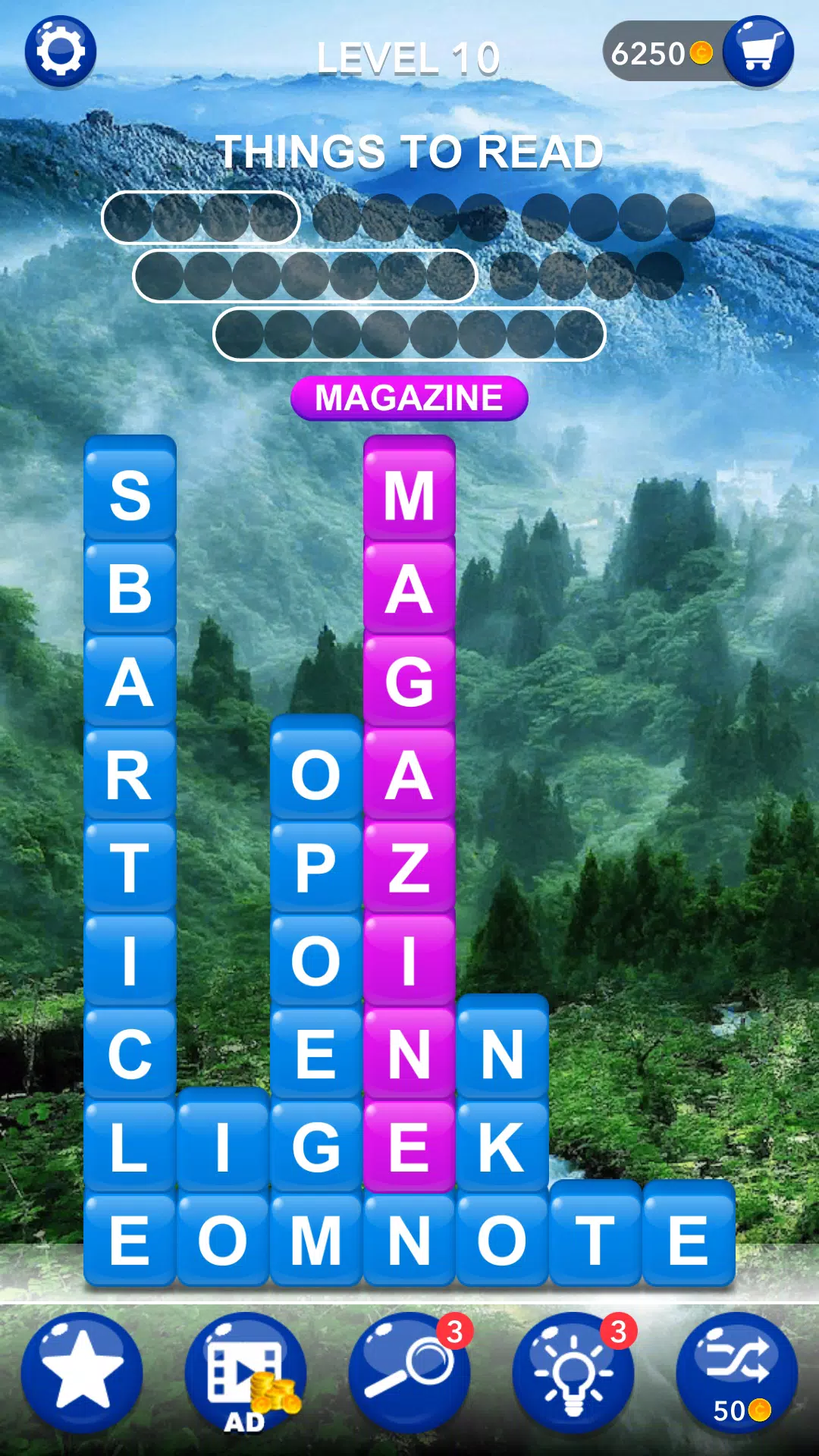 Word Tiles :Hidden Word Search Captura de tela 2