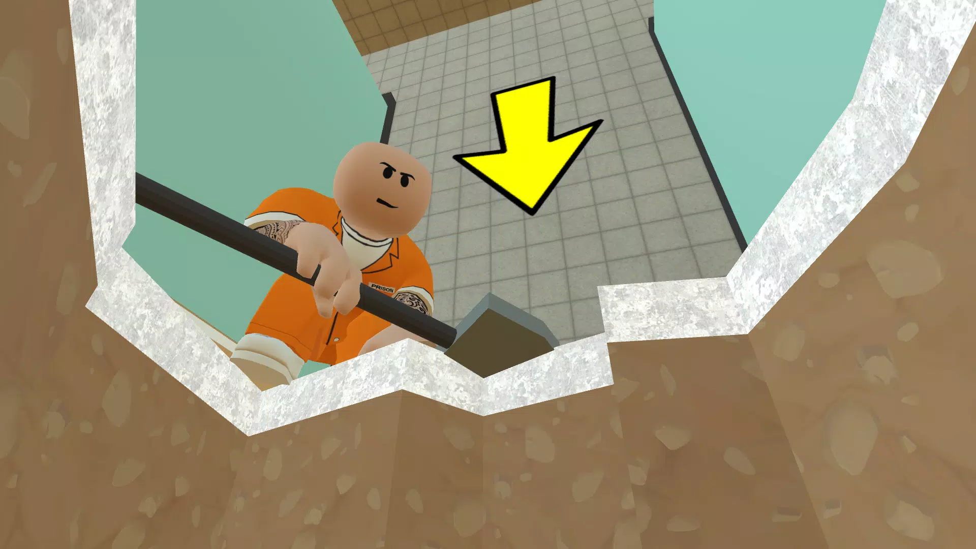 Obby Prison Escape from Barry Schermafbeelding 3