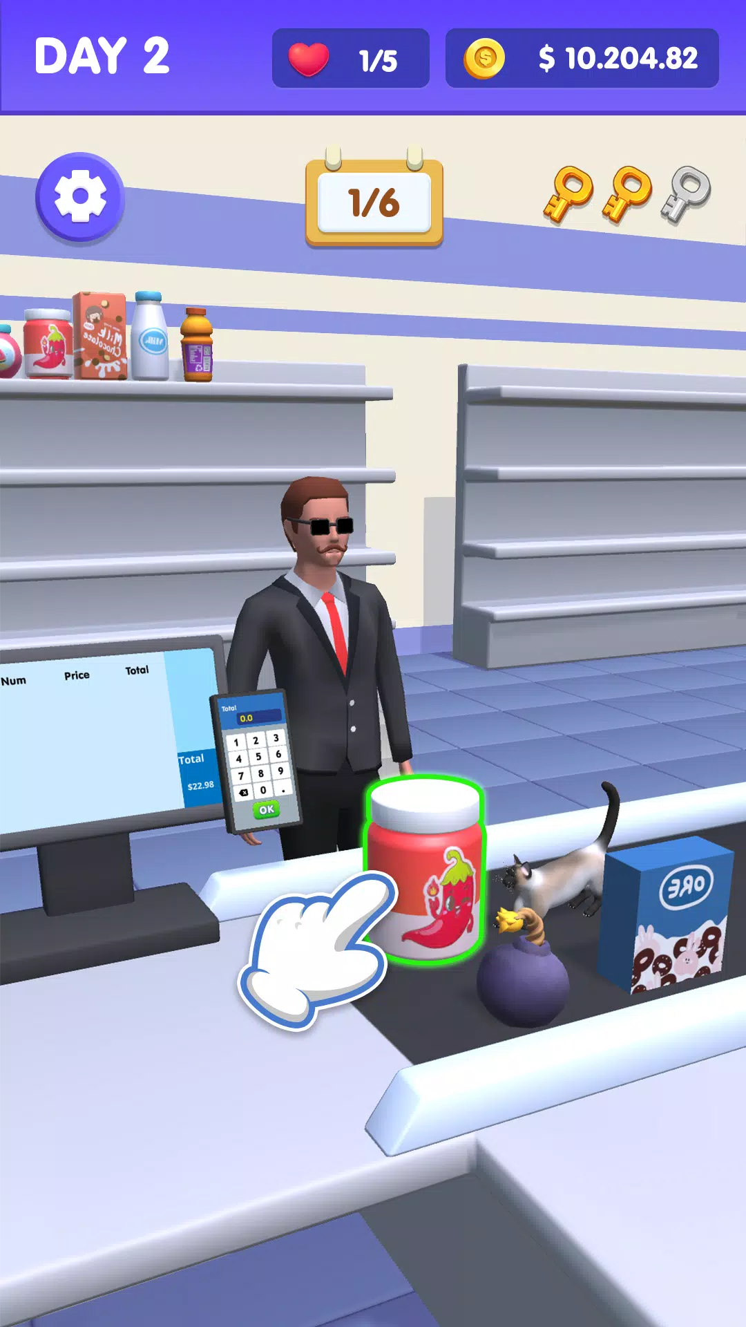 Supermarket Master Simulator ဖန်သားပြင်ဓာတ်ပုံ 1