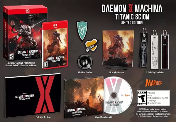 Daemon X Machina: Titanic Scion limited edition contents