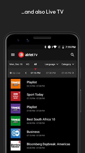 Airtel TV Tangkapan skrin 4