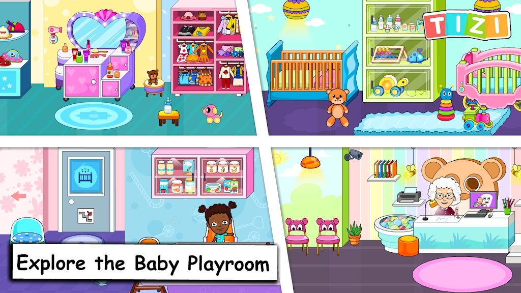 My Tizi Town Daycare Baby Game Скриншот 2