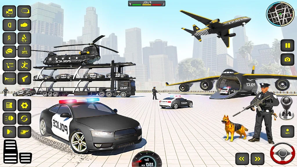 Police Truck Transport Game 스크린샷 2