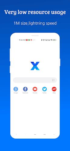 XBrowser - Mini & Super fast Screenshot 1