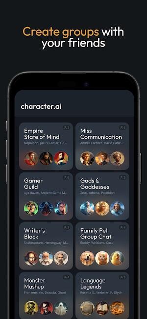 Character AI स्क्रीनशॉट 3